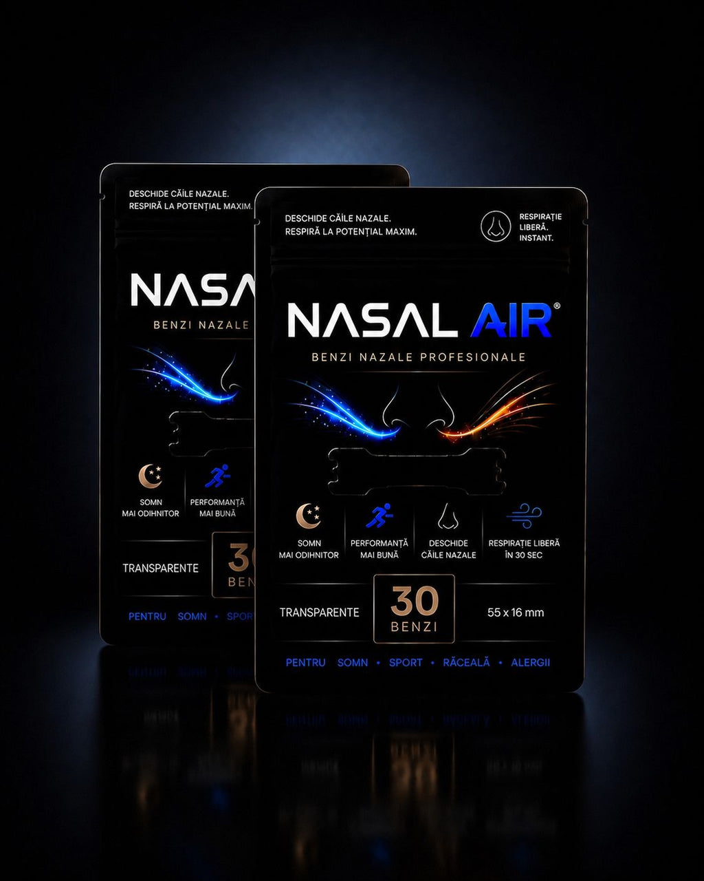 Transparent nasal strip 2 packs